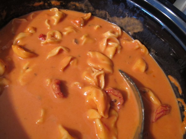 Creamy Tomato Tortillini Soup