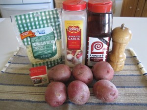 Parmesan Baked Potatoe Halves (2)