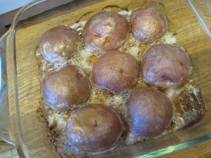 Parmesan Baked Potatoe Halves