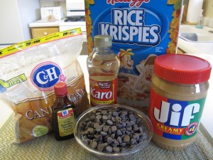 Peanut Butter Krispie Bars (2)