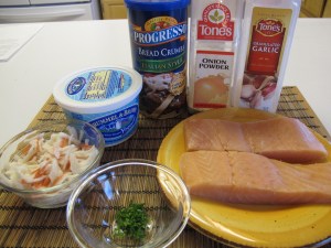 1 Crab-Stuffed Salmon (8)