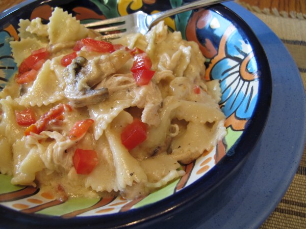 1 Farfalle with Chicken and Mushrooms (5)