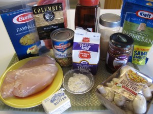 1 Farfalle with Chicken and Mushrooms (7)